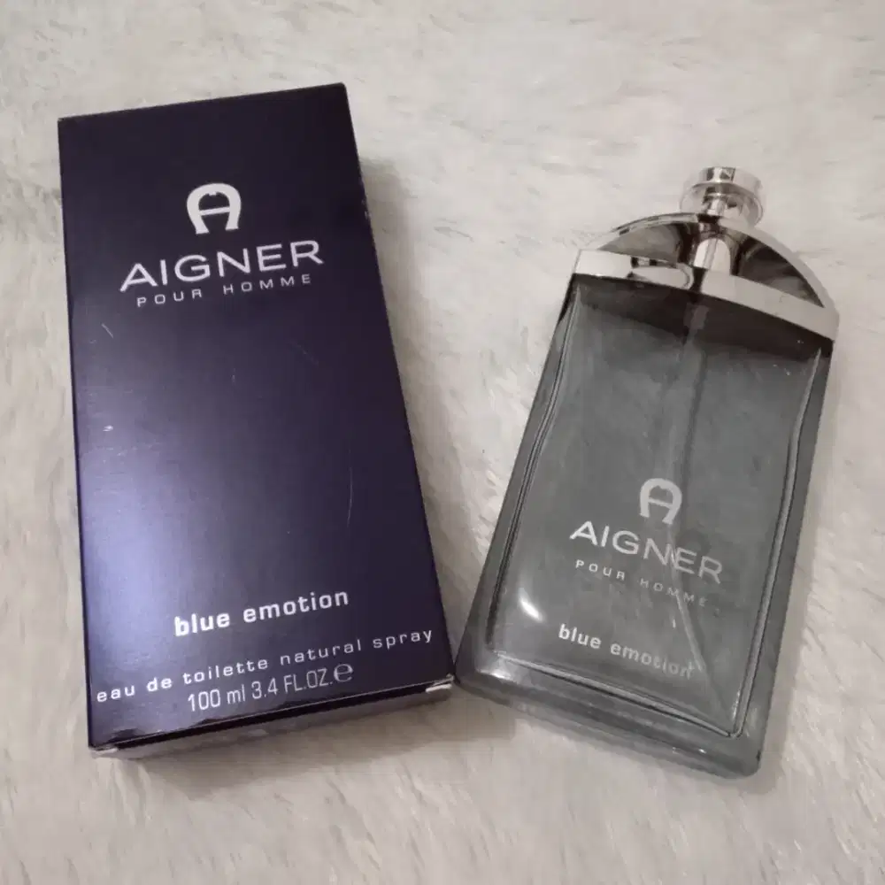Botol Parfum Kosong+ Dus Aigner Blue Emotion 100ml