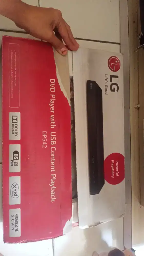 DVD player LG new