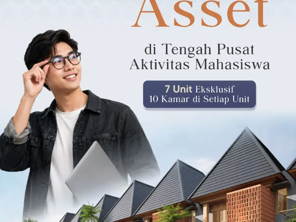 kost aksara sigura gura hanya 7 unit saja promo khusus untuk 3 unit pertama amankan unit dengan potensi income 240 jt per