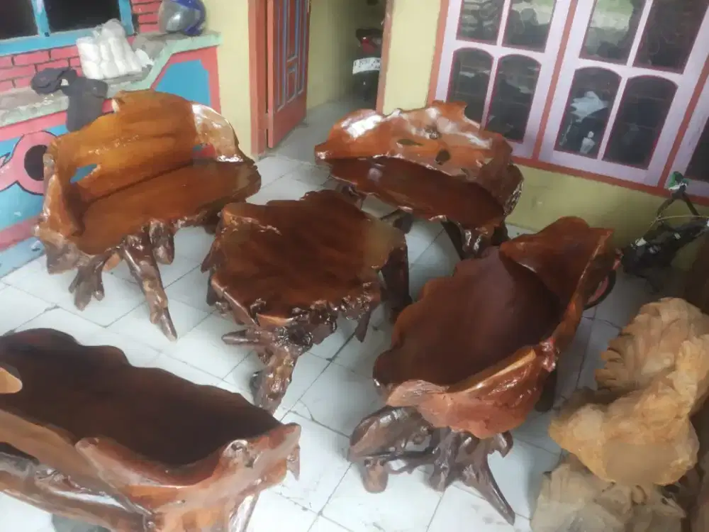 kursi akar kayu jati