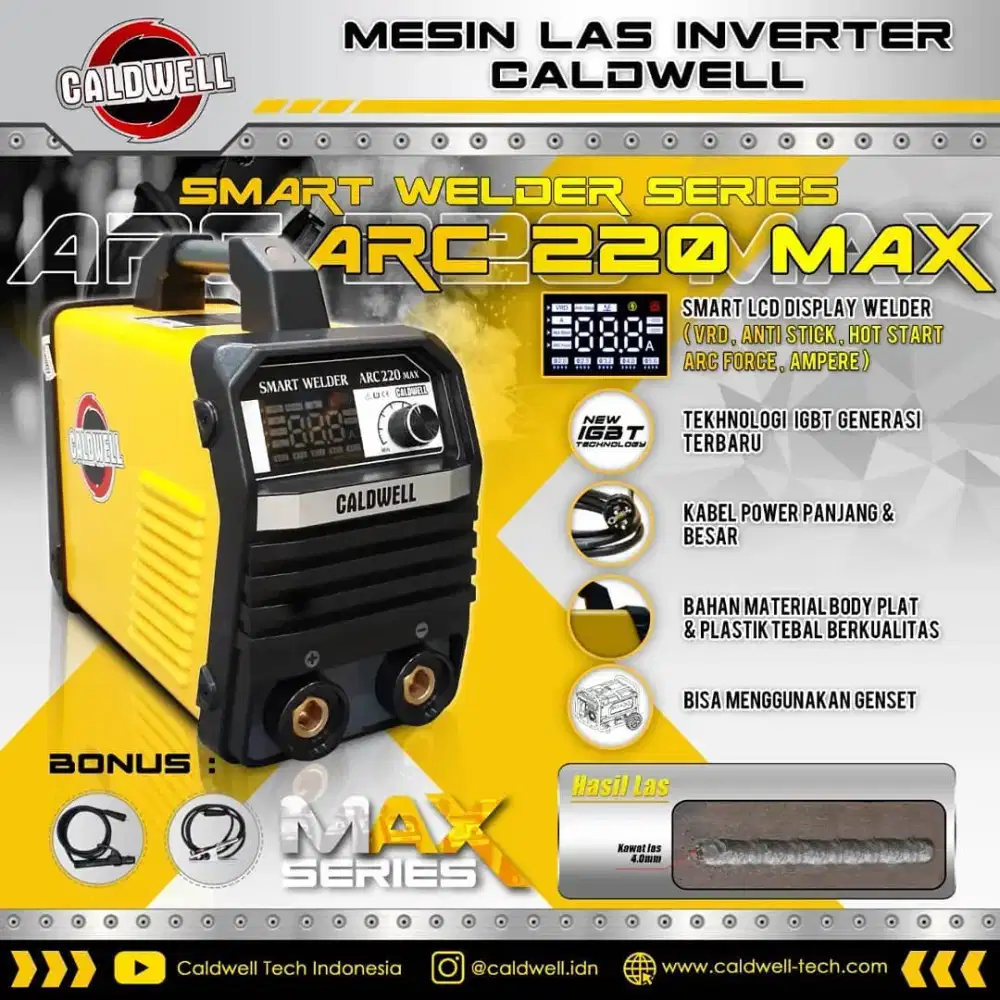 Mesin Las Inverter Caldwell ARC 220 Max