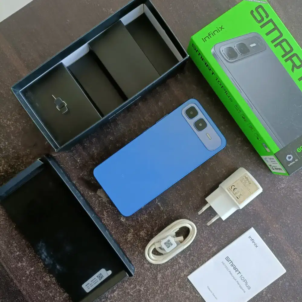 Infinix Smart 10 Plus, Lengkap Fullset Original