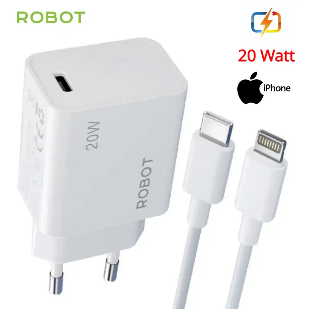 Charger iPhone Robot 20W New Original Robot 100%