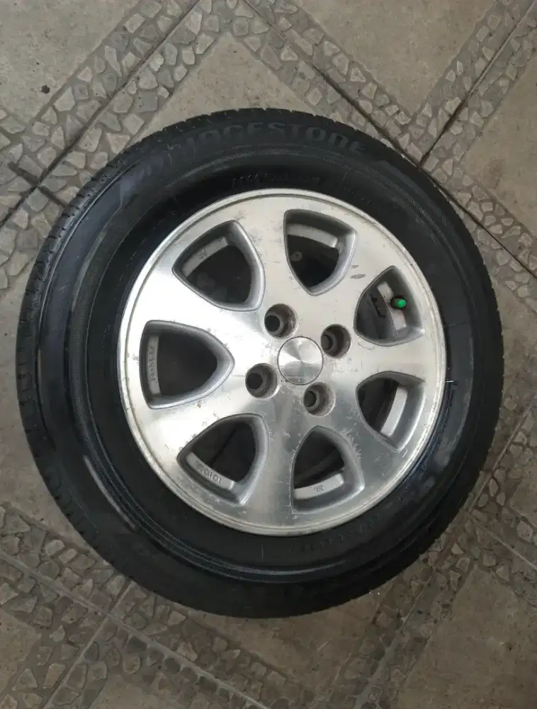 Velg orisinil corolla allnew r14 + ban pcd 4x100