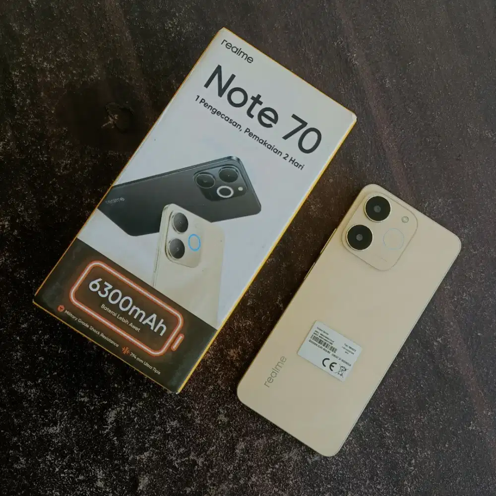 Realme Note 70 Mulus Likenew