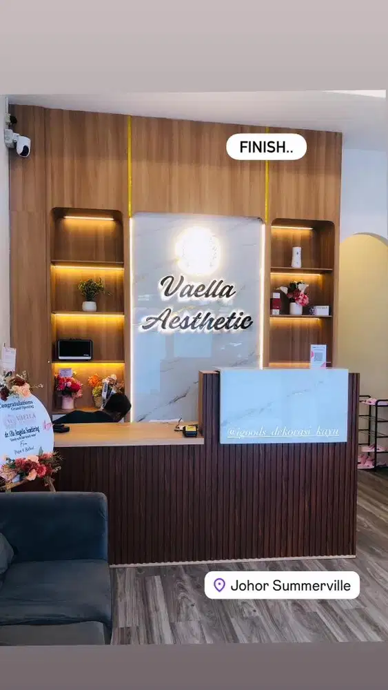 Backdrop / Partisi / Sekat Ruang Minimalis