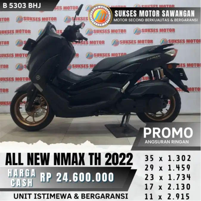 ISTIMEWA ALL NEW NMAX TH 2022 UNIT MULUS BISA CASH KREDIT BERGARANSI