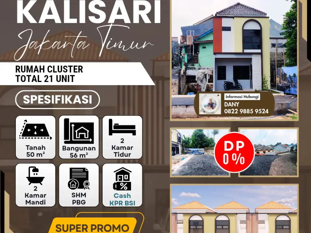 Dijual Rumah Siap Huni Kalisari Jakarta Timur