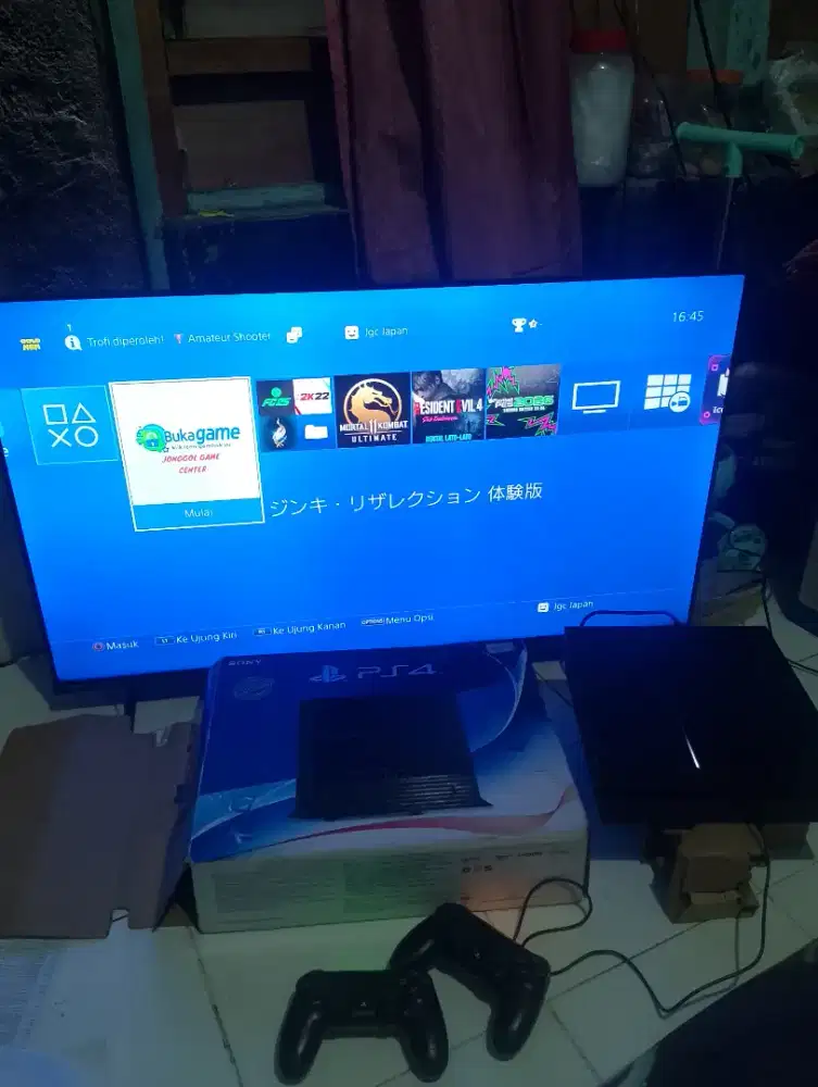 PS 4 dan tv smart 43