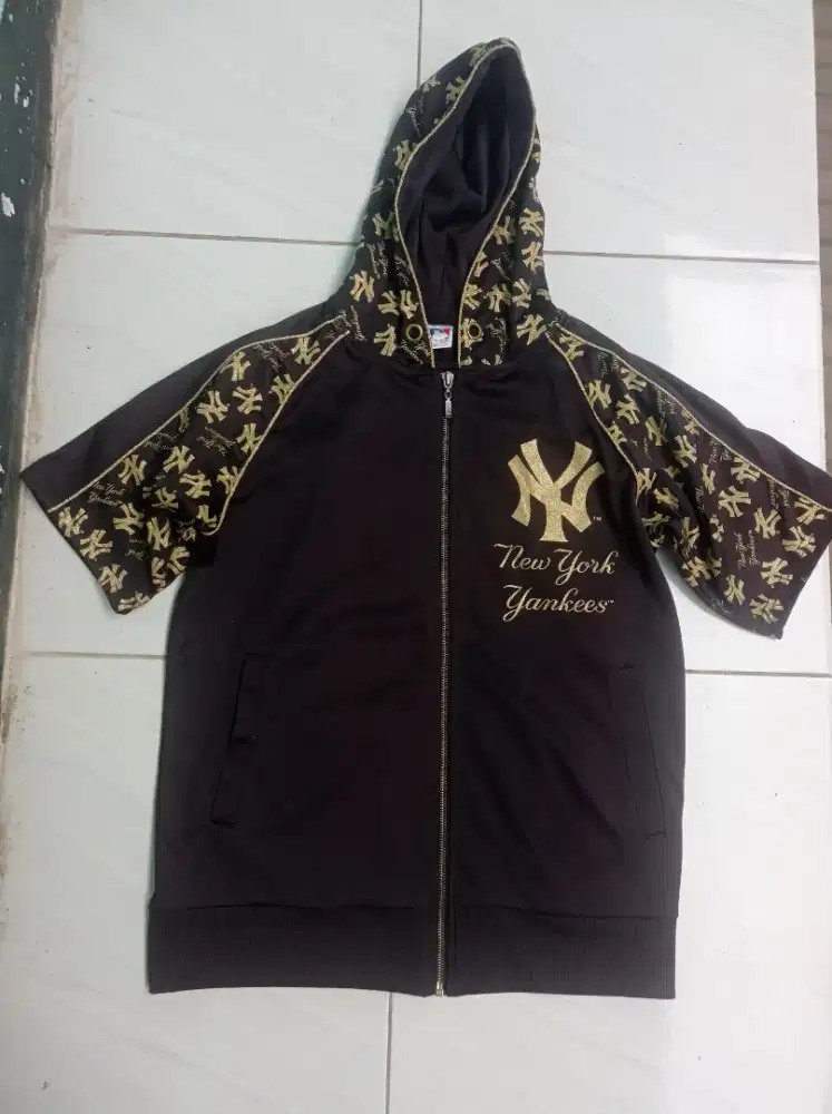 Jacket pendek hoodie MLB original