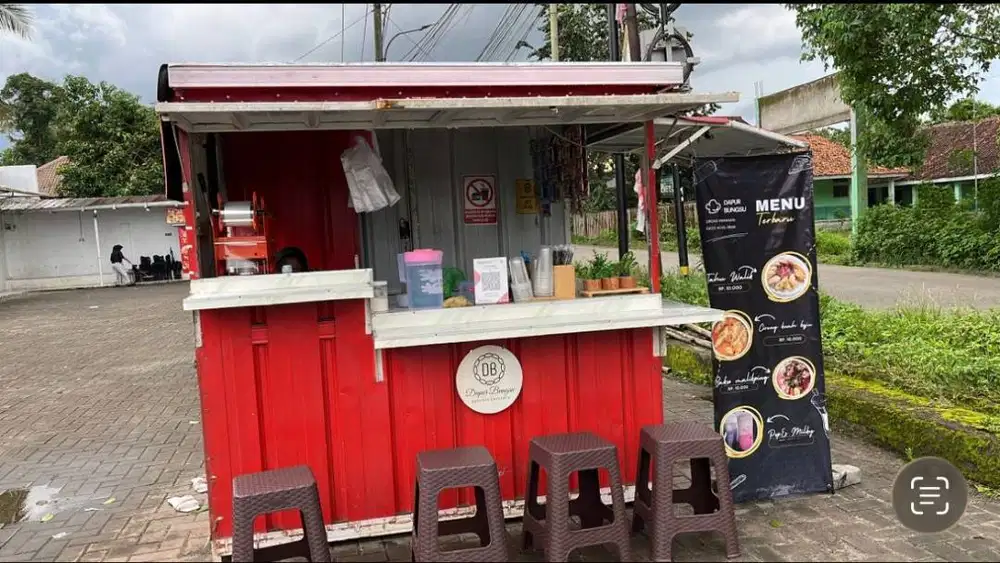 Dijual container booth 2mx1.5m