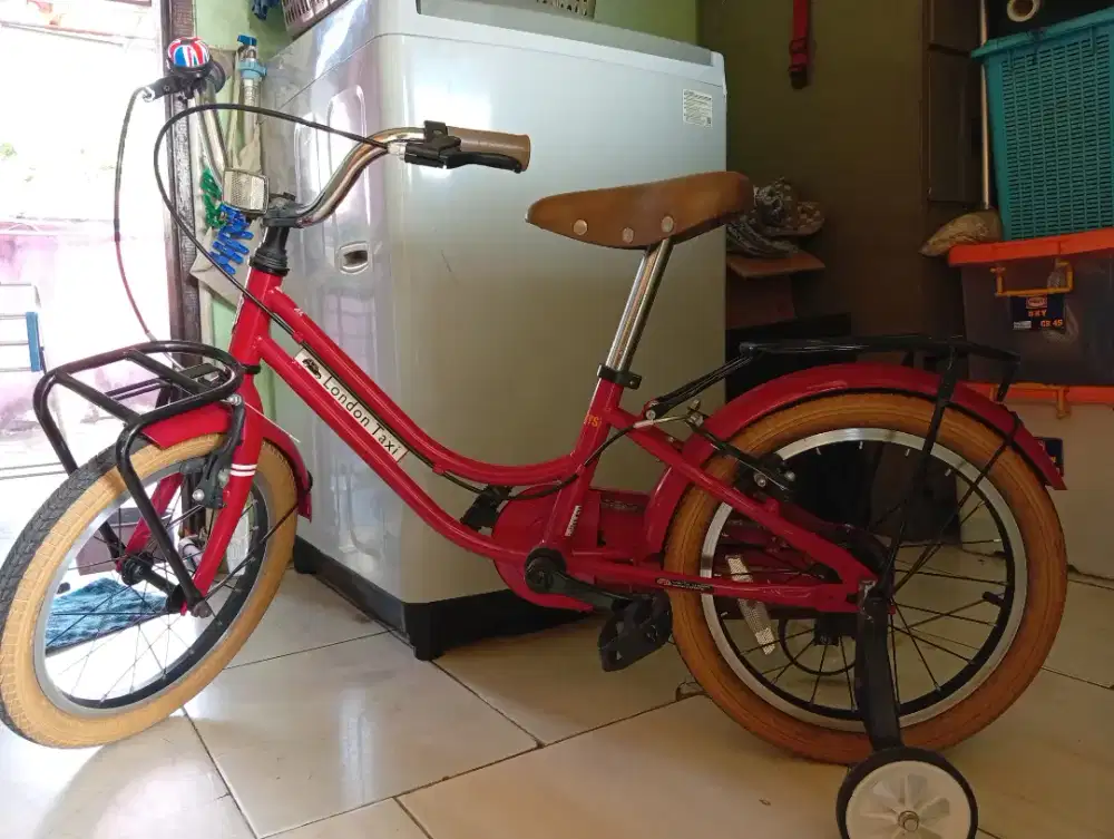 SEPEDA  LONDON taxi anak 16Inch-Red