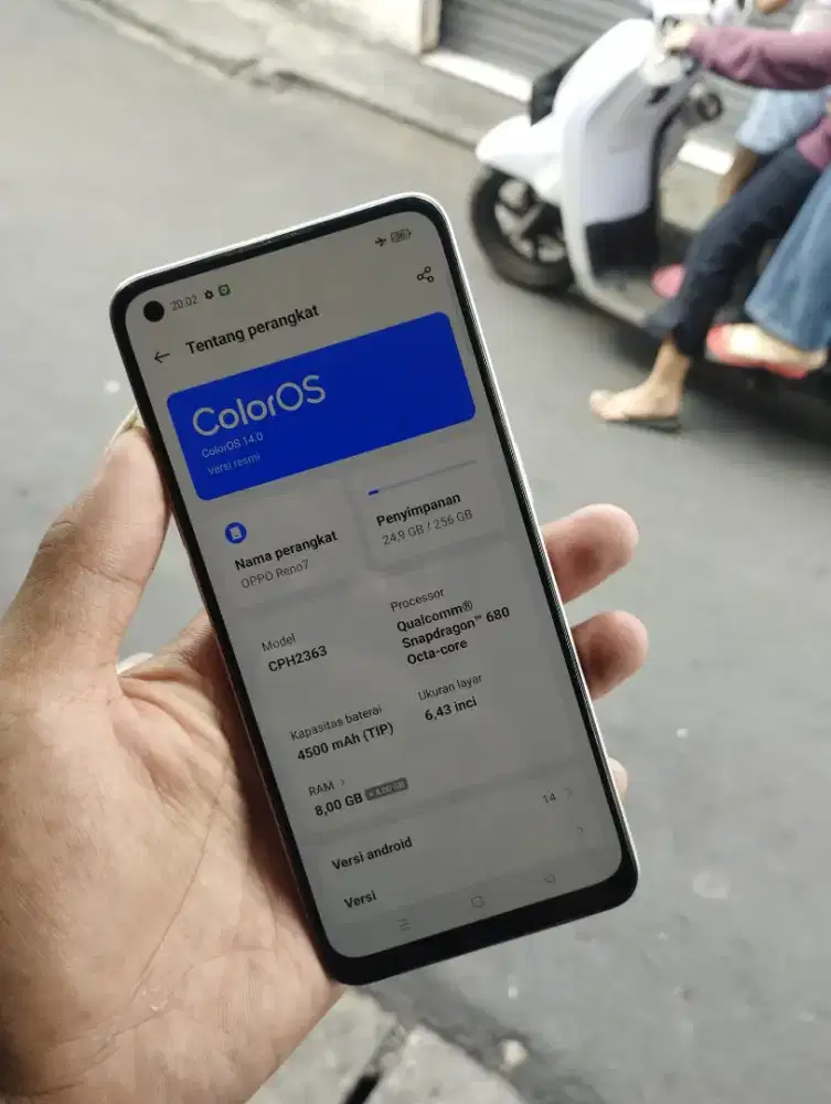 FS OPPO RENO 7 8+8/256 MULUSSS DAN LENGKAP