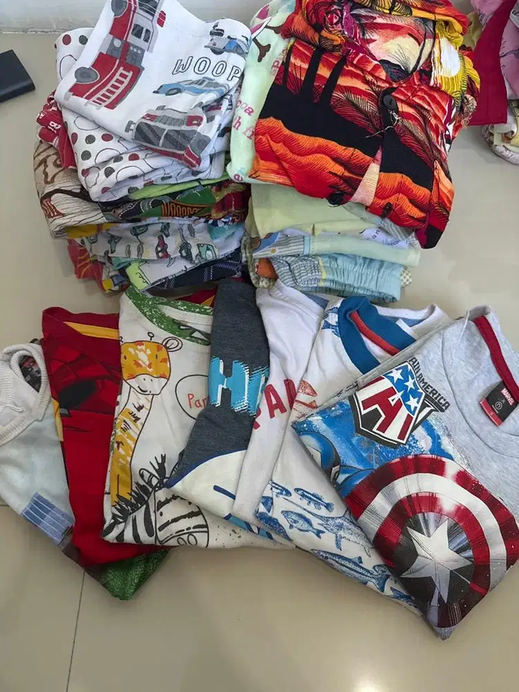 Baju anak laki2 34 pcs