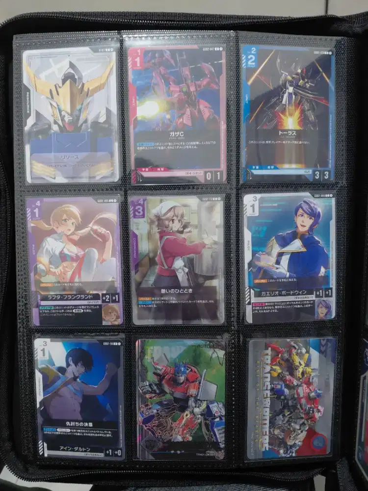 Kartu Digimon Gundam Transformer Optimus Prime Autobots 17 Card