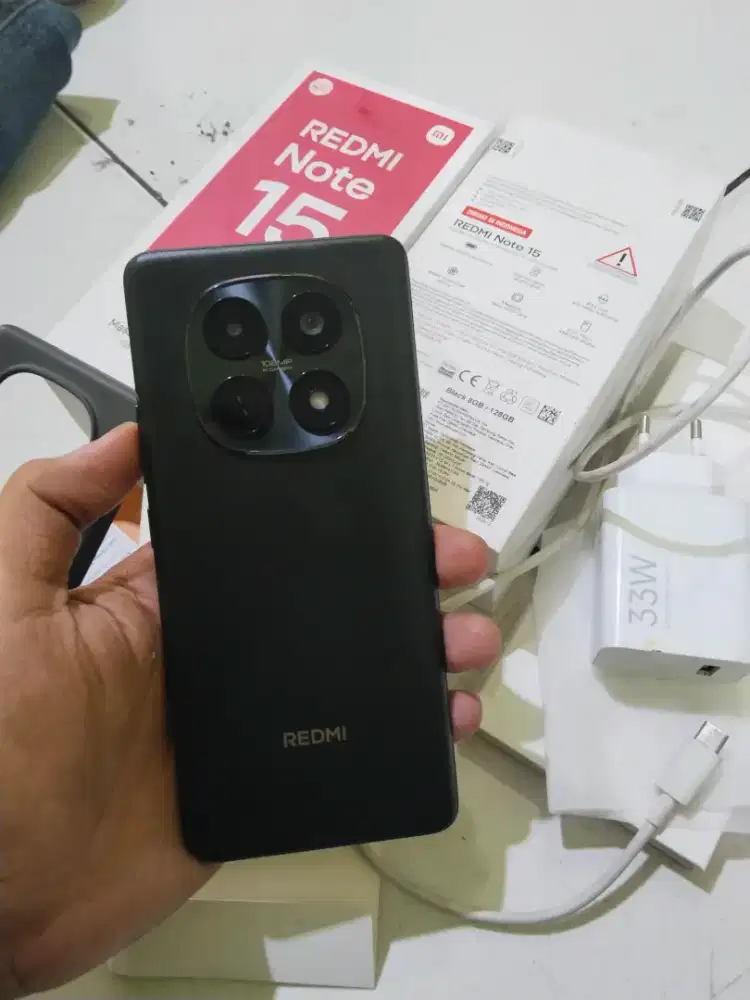 REDMI NOTE 15 NFC 8+8/128 LAYAR LEKUNG 100% GRES