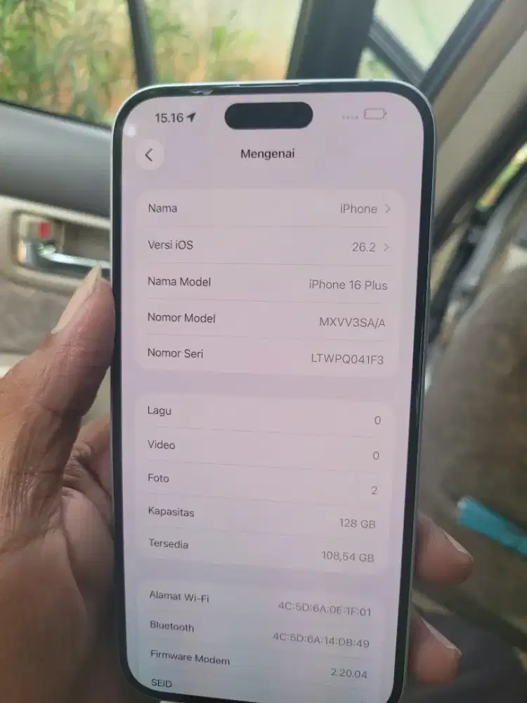 Iphone 16 plus 128gb resmi murah