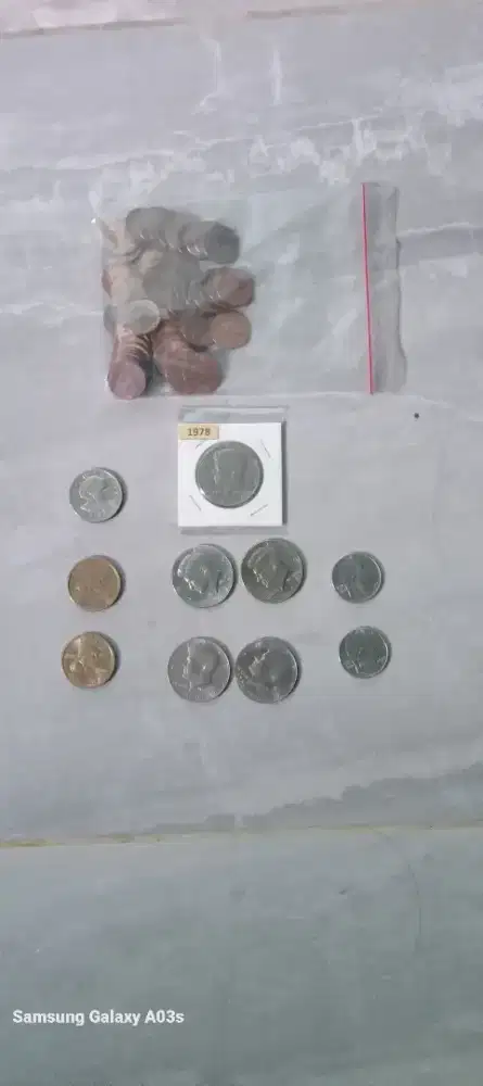 Jual uang koin dollar amerika