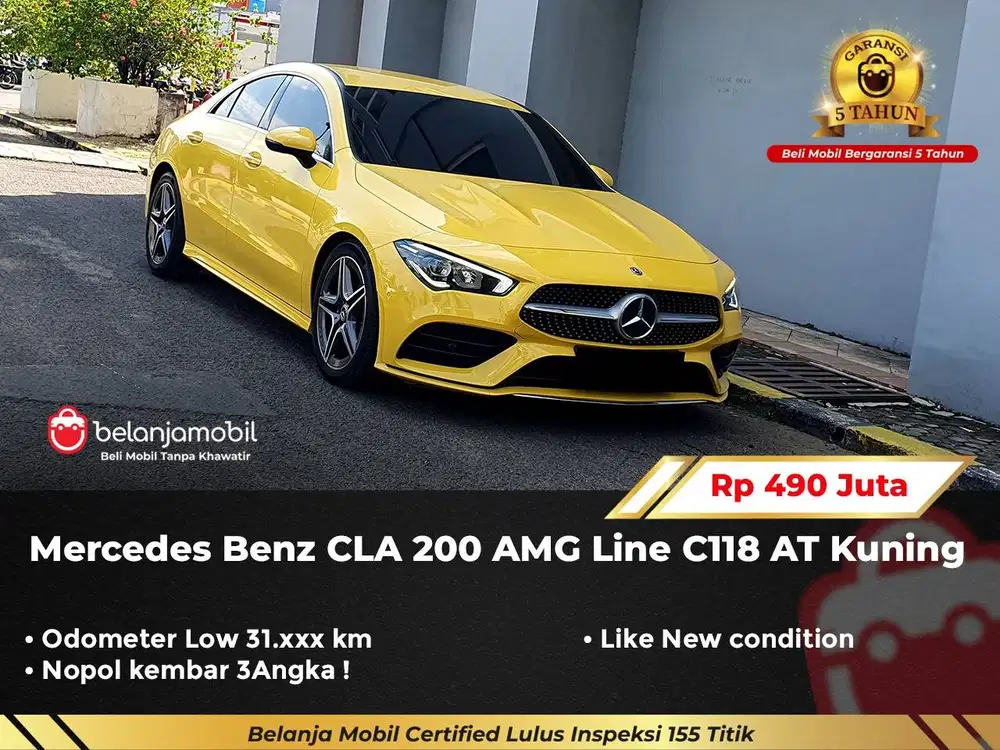 [ KM LOW ] Mercedes Benz Mercy CLA200 CLA 200 C118 AT 2019/2020