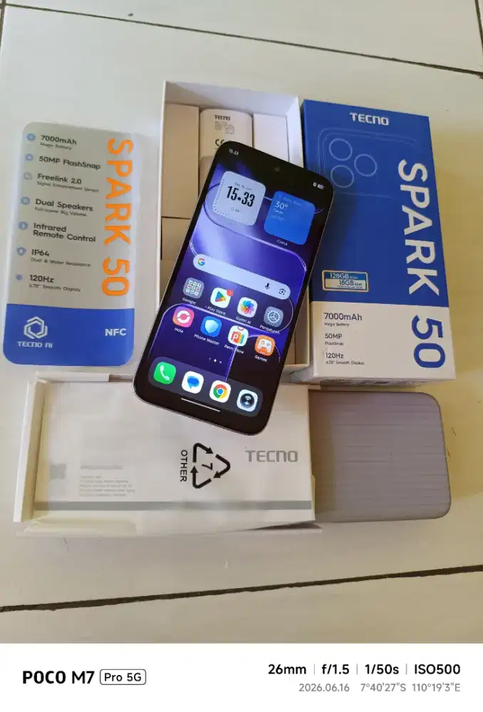 Tecno Spark 50 sebulan pakai