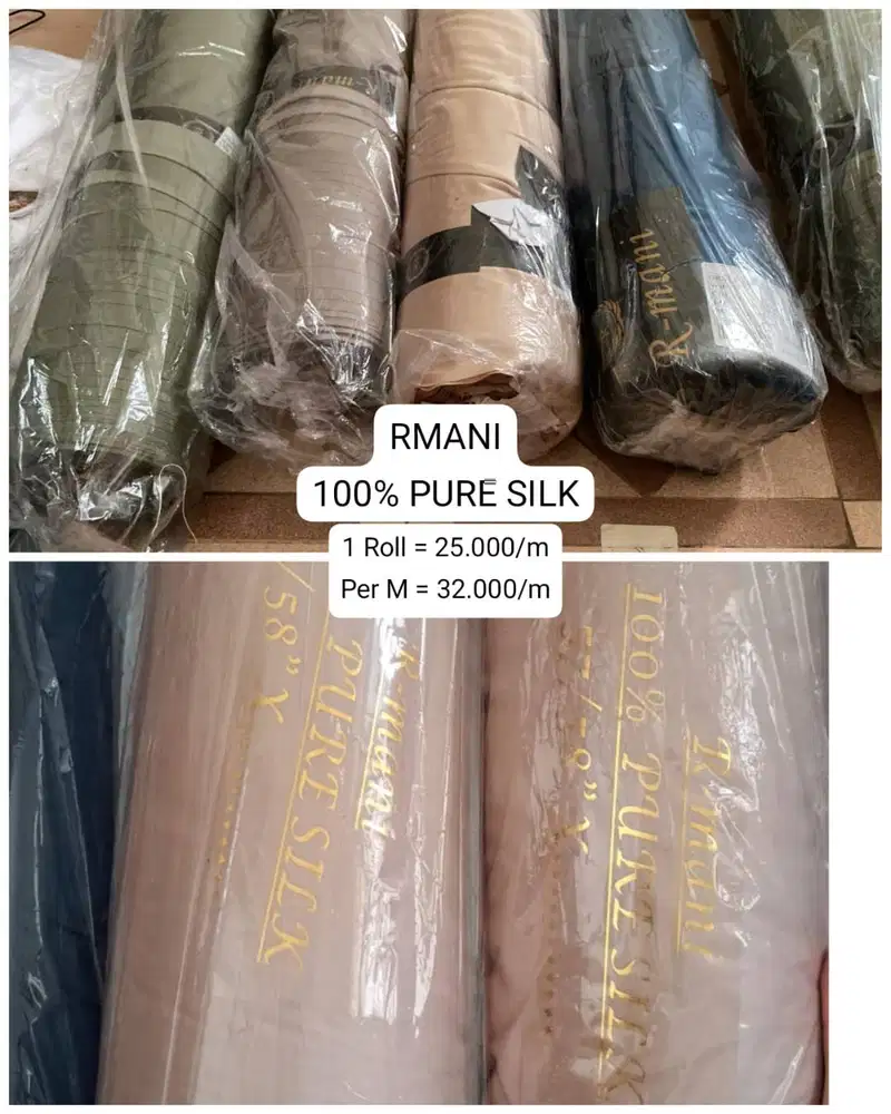 Kain Armani Pure Silk