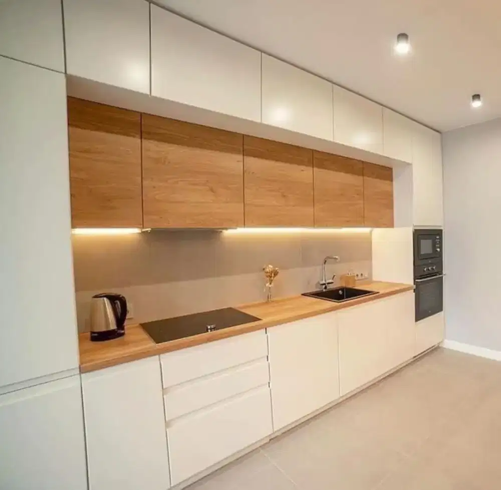 KITCHEN SET MINIMALIS WARDROBE BEDROOM SET BACKDROP TV