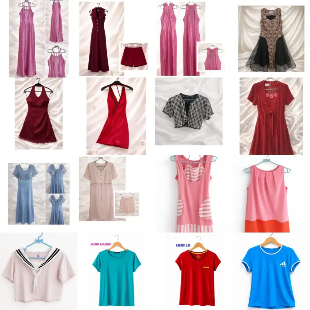 Baju Kaos Atasan Dress Wanita Pesta Gown Party Kualitas