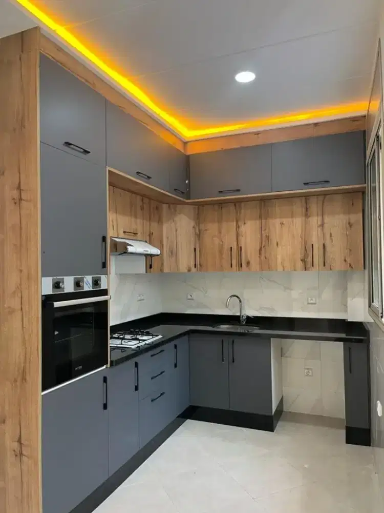 KITCHEN SET MINIMALIS WARDROBE BEDROOM SET BACKDROP TV