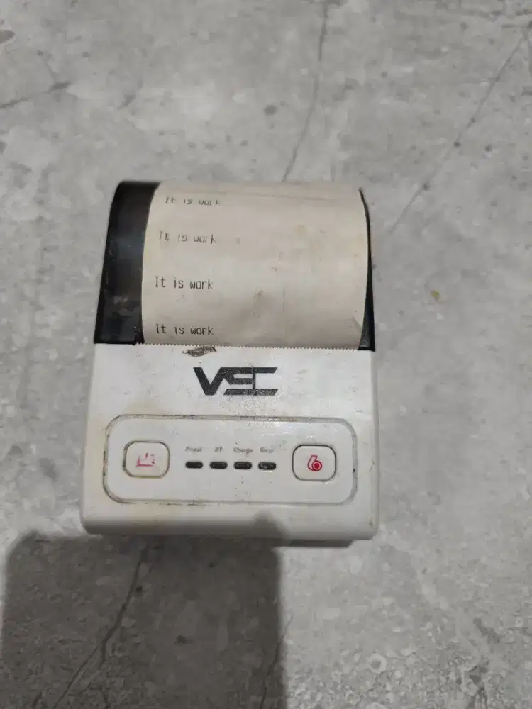 Printer Thermal Bluetooth VSC Mini  MP-58C kondisi normal