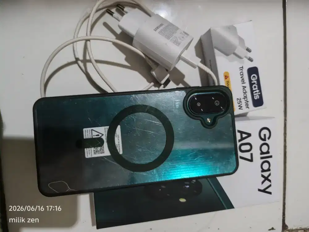 Samsung A07 ram 4/128Gb fullset bergaransi