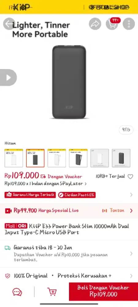 Powerbank 10.000mAh