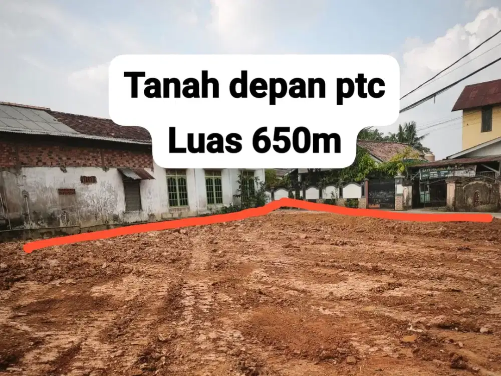 dijual tanah strategis area ptc mall cocok untuk kost elit palembang