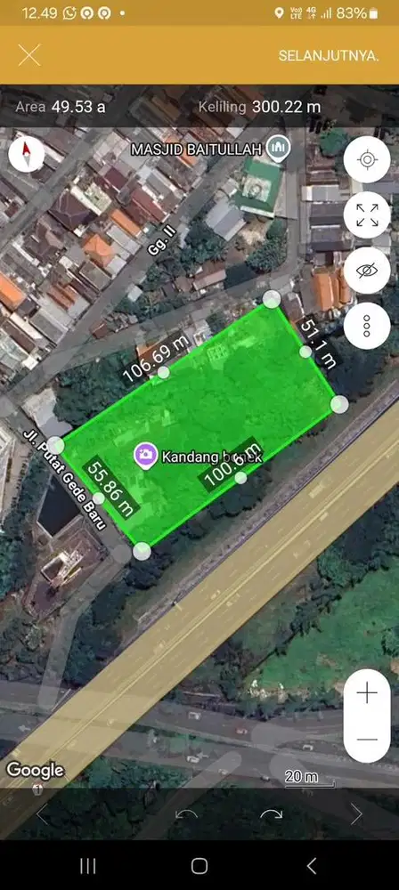 15JT/M2! DIJUAL CEPAT TANAH KOMERSIAL HR MUHAMMAD SURABAYA STRATEGIS