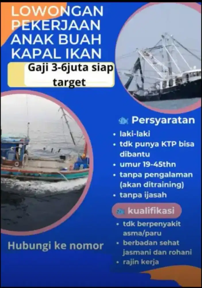 Loker ABK Kapal (duren sawit)