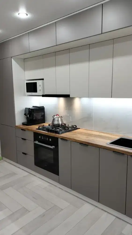 KITCHEN SET MINIMALIS WARDROBE BEDROOM SET BACKDROP TV