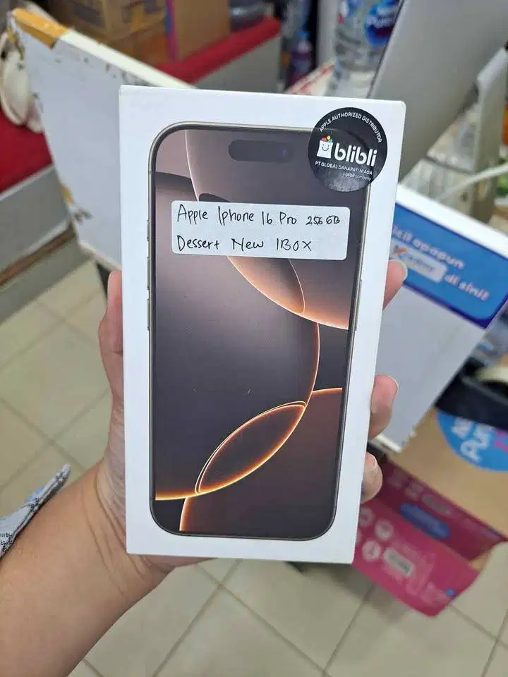 IPhone 16 Pro 256GB Desert Titanium New BNIB Garansi Resmi