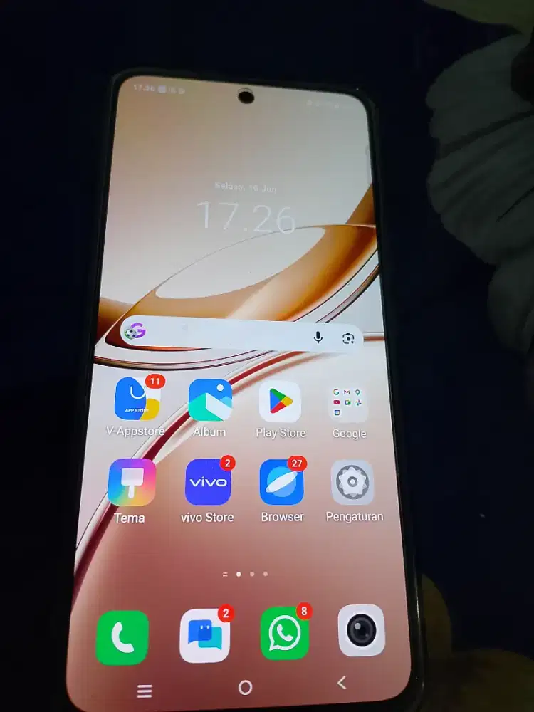 Jual cepat hp Vivo v50 lite 5g ram 8/256