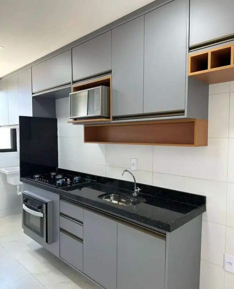KITCHEN SET MINIMALIS WARDROBE BEDROOM SET BACKDROP TV