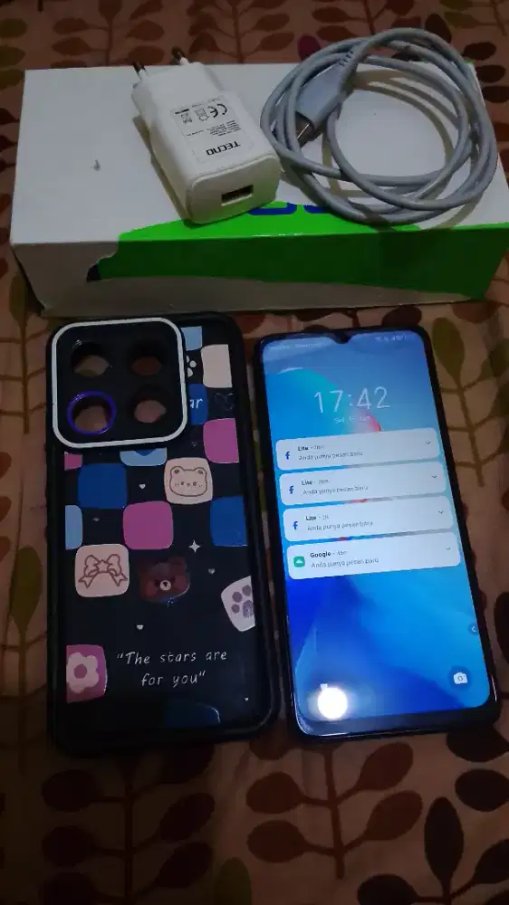 Infinix smart 7 3+3/64 mulus nominus tt bt ajuin aja