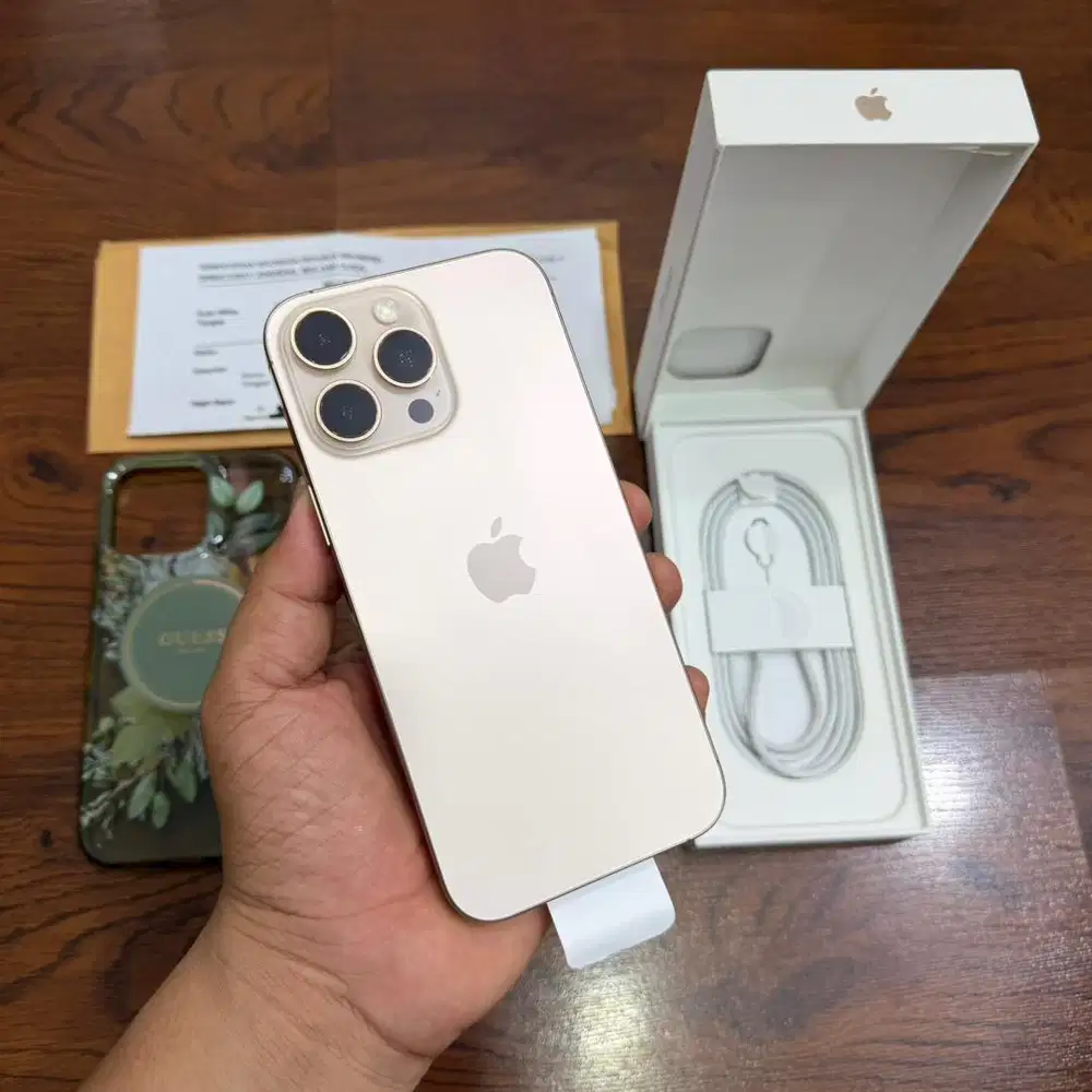 iphone 16 pro max 256gb desert dual sim pajak