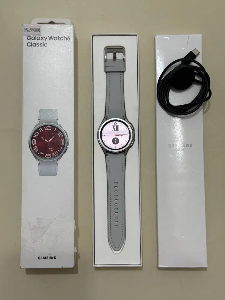 Samsung Watch 6 Classic 43mm - ex SEIN - Silver