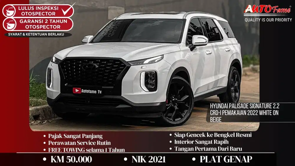 Hyundai Palisade Signature 2.2 CRD-i NIK 2021