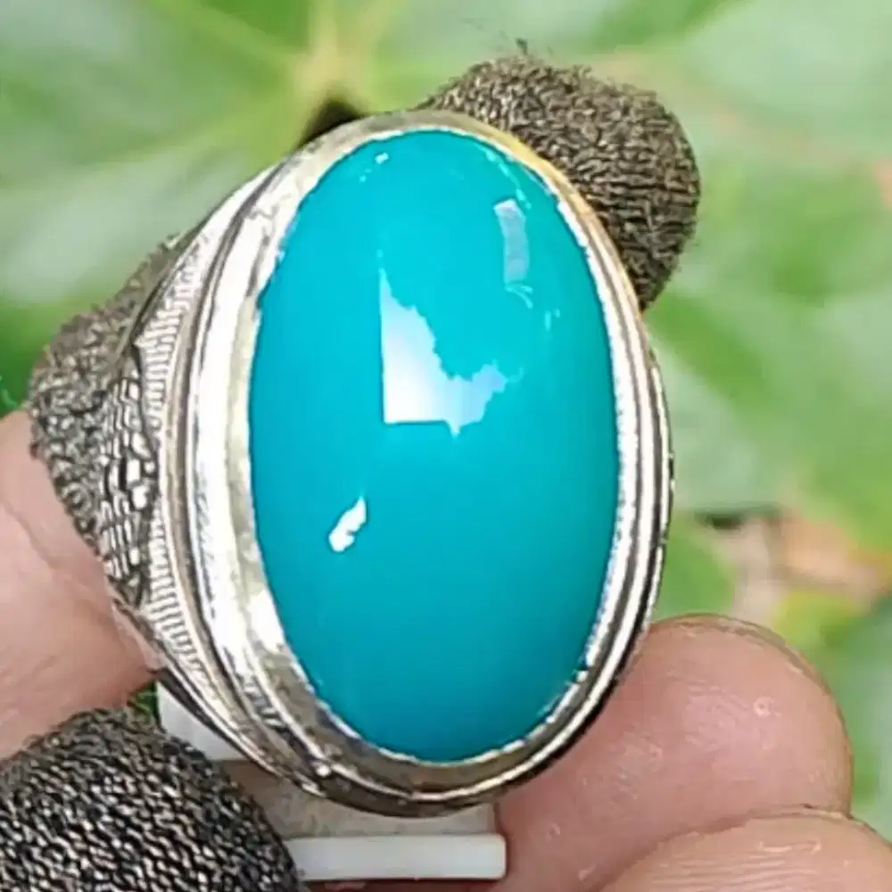 Natural bacan kristal relaxa dim 22*14 ring alfaka net harga