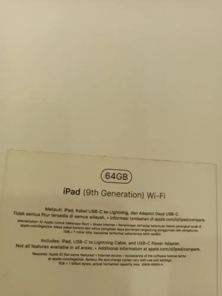 Ipad gen 9 64 GB wifi