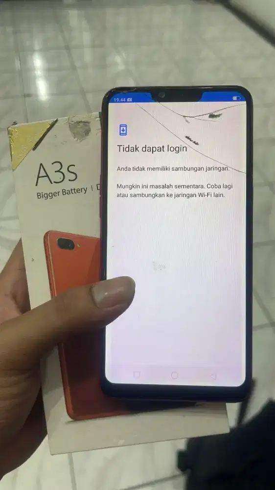 Oppo A3s 4G ram 3/32gb Segel original an Lengkap