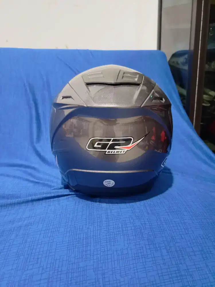 Helm G2 Optimax dark grey bekas