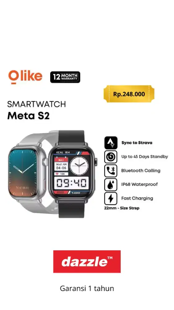 Smartwatch Olike meta S2
