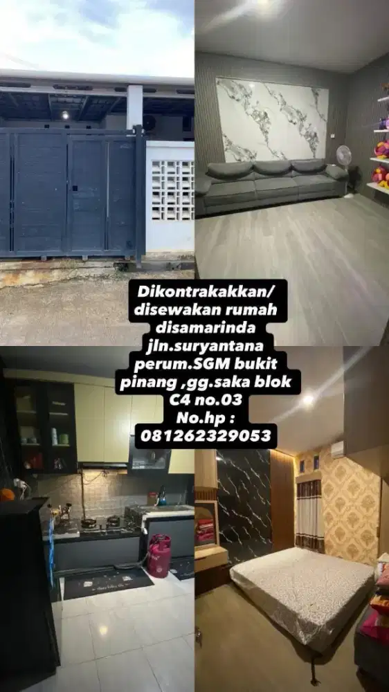 Disewakan Rumah berserta isinya