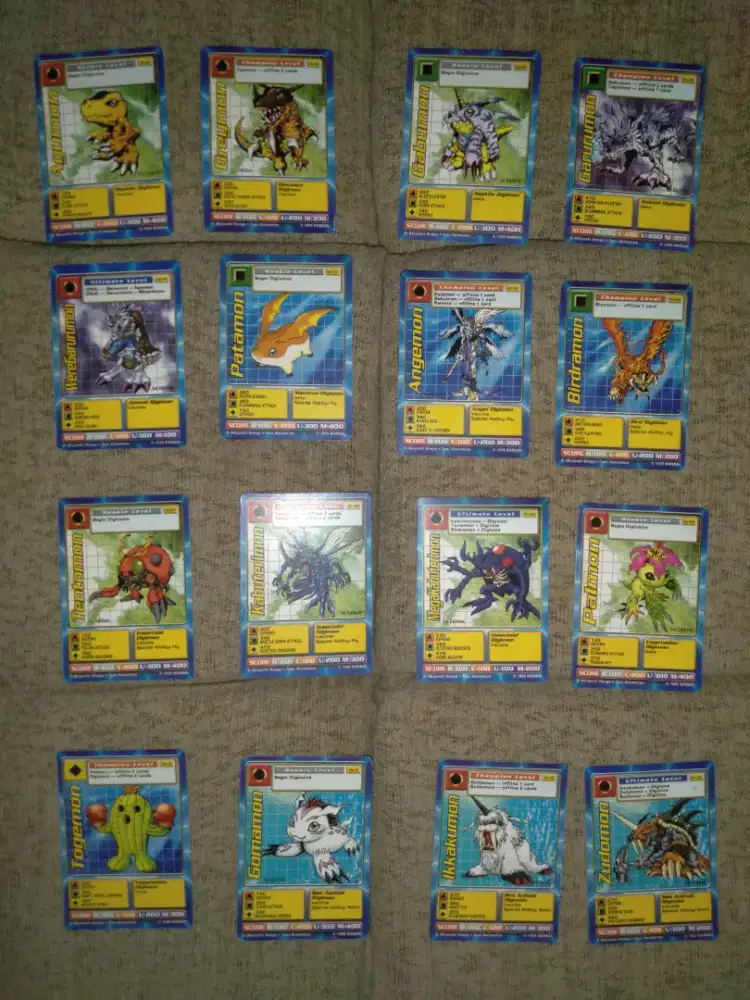 Kartu Digimon 1999 First Edition (Mint) – Koleksi Evolution Line