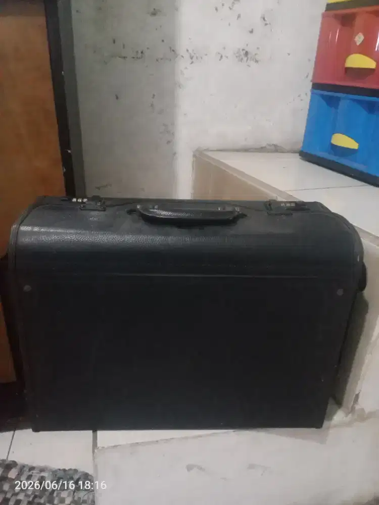 Koper Briefcase Leather Vintage jadul